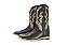 Bota Masculina Durango Solado Couro/ Bico Quadrado/ Cor Preto/Preto 2810 - Imagem 1