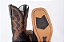 Bota Masculina Durango Solado Couro/ Bico Quadrado/ Cor Preto/Preto 2810 - Imagem 5
