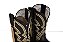 Bota Masculina Durango Solado Couro/ Bico Quadrado/ Cor Preto/Preto 2810 - Imagem 14