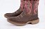 Bota Feminina Durango Solado Jump Diamond/ Bico Quadrado/ Cor Med Dog Café 3010 - Imagem 3