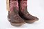 Bota Feminina Durango Solado Jump Diamond/ Bico Quadrado/ Cor Med Dog Café 3010 - Imagem 8