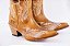 Bota Feminina Durango Cano Médio/Alto/ Bico Fino/ Solado Couro/ Cor Long Boot Canela/Canela - Imagem 6