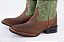 Bota Unissex Austin Solado Flex/ Bico Quadrado/ Cor Café/ Mad Dog Oliva - Imagem 2