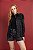 Camisa Feminina Miss Country Preto Franja - Imagem 2