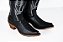 Bota Feminina Goyazes bico fino/cano bem longo com zíper lateral/cor Couro Bison Preto USA / Couro Bison Preto USA - 259802-CC - Imagem 9