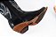 Bota Feminina Goyazes bico fino/cano bem longo com zíper lateral/cor Couro Bison Preto USA / Couro Bison Preto USA - 259802-CC - Imagem 4