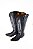 Bota Feminina Goyazes bico fino/cano bem longo com zíper lateral/cor Couro Bison Preto USA / Couro Bison Preto USA - 259802-CC - Imagem 13
