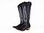 Bota Feminina Goyazes bico fino/cano bem longo com zíper lateral/cor Couro Bison Preto USA / Couro Bison Preto USA - 259802-CC - Imagem 1