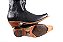 Bota Feminina Goyazes bico fino/cano bem longo com zíper lateral/cor Couro Bison Preto USA / Couro Bison Preto USA - 259802-CC - Imagem 14