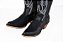 Bota Feminina Goyazes bico fino/cano bem longo com zíper lateral/cor Couro Bison Preto USA / Couro Bison Preto USA - 259802-CC - Imagem 7