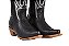 Bota Feminina Goyazes bico fino/cano bem longo com zíper lateral/cor Couro Bison Preto USA / Couro Bison Preto USA - 259802-CC - Imagem 10