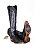 Bota Feminina Goyazes bico fino/cano bem longo com zíper lateral/cor Couro Bison Preto USA / Couro Bison Preto USA - 259802-CC - Imagem 12