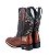 Bota Mr West 1474  Fóssil SELLA CANO MEDIO FLOATHER PRETO SOLADO FLEX BICO QUADRADO - Imagem 4