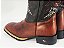 Bota Mr West 1474  Fóssil SELLA CANO MEDIO FLOATHER PRETO SOLADO FLEX BICO QUADRADO - Imagem 7