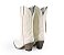 Bota Feminina Durango Cano Médio/ Bico Fino/ Solado Couro/ Off White/ Off White 7400 - Imagem 3
