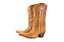 Bota Feminina Durango Cano Médio/ Bico Fino/ Solado Couro/ Canela 7500 - Imagem 1