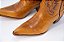 Bota Feminina Durango Cano Médio/ Bico Fino/ Solado Couro/ Canela 7500 - Imagem 2