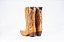 Bota Feminina Durango Cano Médio/ Bico Fino/ Solado Couro/ Canela 7500 - Imagem 13