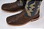 Bota Masculina Durango Solado Couro/ Couro Legitimo de Avestruz/ Cor Azul Marinho 2810 - Imagem 4