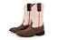 Bota Feminina Austin Ranch Med Dog Marfim A011 - Imagem 1