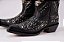 Bota Feminina Goyazes - Bico fino/ Solado couro/ Couro Mustang Preto 256801 - Imagem 3