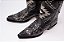 Bota Feminina Goyazes - Bico fino/ Solado couro/ Couro Mustang Preto 256801 - Imagem 4