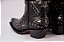Bota Feminina Goyazes - Bico fino/ Solado couro/ Couro Mustang Preto 256801 - Imagem 8