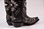 Bota Feminina Goyazes - Bico fino/ Solado couro/ Couro Mustang Preto 256801 - Imagem 9