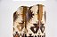 Bota Feminina Goyazes - Bico fino/ Solado couro/ Dakar Havana off White 255803 - Imagem 2