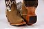 Bota Feminina Goyazes - Bico fino/ Solado couro/ Dakar Havana off White 255803 - Imagem 5