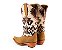 Bota Feminina Goyazes - Bico fino/ Solado couro/ Dakar Havana off White 255803 - Imagem 9