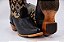 Bota Feminina Goyazes - Bico fino/ Solado couro/ Couro Mustang Preto Semi Areia 256803 - Imagem 6