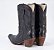 Bota Feminina Durango Indiana Black/ Cano Médio/ Bico Fino/ Solado Couro 707201C1W - Imagem 8