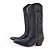 Bota Feminina Durango Long Boot Black/Black/ Bico Fino/ Solado Couro 709701CRP - Imagem 1
