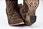 Bota Feminina Durango Cano Médio/ Bico Fino/ Solado Couro/ Cor Camurça Café 7400 - Imagem 6