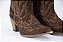 Bota Feminina Durango Cano Médio/ Bico Fino/ Solado Couro/ Cor Camurça Café 7400 - Imagem 8