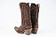 Bota Feminina Durango Cano Médio/ Bico Fino/ Solado Couro/ Cor Camurça Café 7400 - Imagem 9