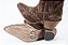 Bota Feminina Durango Cano Médio/ Bico Fino/ Solado Couro/ Cor Camurça Café 7400 - Imagem 10