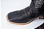 Bota Masculina Mr West B-58 TOURO NEON 1475/ Cabeça Preta/ Cano Preto/ Salto Carrapeta Natural/ Solado Couro - Imagem 5