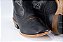Bota Masculina Mr West B-58 TOURO NEON 1475/ Cabeça Preta/ Cano Preto/ Salto Carrapeta Natural/ Solado Couro - Imagem 7