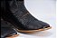 Bota Masculina Mr West B-58 TOURO NEON 1475/ Cabeça Preta/ Cano Preto/ Salto Carrapeta Natural/ Solado Couro - Imagem 11