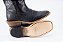Bota Masculina Mr West B-58 TOURO NEON 1475/ Cabeça Preta/ Cano Preto/ Salto Carrapeta Natural/ Solado Couro - Imagem 12