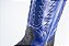 Bota Masculina Mr West Cabeça Preta/ Cano Alto/ Fóssil Azul/ Salto Carrapeta/ Solado Couro B-58P 1475 - Imagem 14