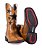 Bota Feminina Mr West - Fóssil Mostarda/Estrela Preta - Solado Flex - B75 Vira Preta 1474 - Imagem 7