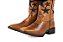 Bota Feminina Mr West - Fóssil Mostarda/Estrela Preta - Solado Flex - B75 Vira Preta 1474 - Imagem 3