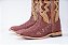 Bota Masculina Durango Exótica Solado Couro/ Couro Legitimo de Avestruz/ Cano Médio/ Cor Almondeo Toscana 2810 - Imagem 9