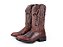 Bota Feminina Mr West Fóssil Sella/Flay Sella/ Solado Flex/ Bico Quadrado/ Vira Preta/ Cor 1474 B-79 BD124PTO - Imagem 1
