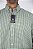 Camisa Masculina Ariat Manga Longa Verde CInza Xadrez Bordado Neon - Imagem 2