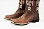 Bota Feminina Craft Boots Solado Flex/ Café/ Bordado Indio - Imagem 4
