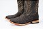 Bota Masculina Goyazes Exótica - Elefante 2 - Cano Médio/Bico quadrado/Solado Couro - Cor Elefante Café/ Dallas Marinho 203054-EC - Imagem 2